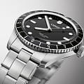 Oris Oris Divers Sixty‑Five 12h Calibre 400 01 400 7772 4054-07 8 20 18, divers швейцария мужские часы на браслете нержавеющая сталь боковой вид